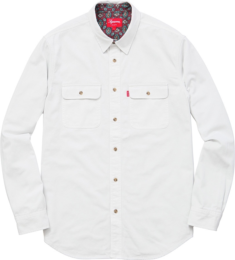 Flannel Lined Twill Shirt view 2